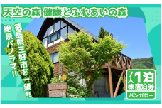 健康とふれあいの森 宿泊券 バンガロー 7人棟 コテージ キャンプ 秘境 観光 絶景 にし阿波花火 自然 夏休み 徳島 子供 家族連れ みよし miyoshi 三好 天空の森 健康 ふれあいの森
