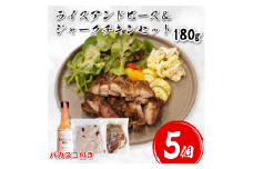 鶏肉 チキン ジャークチキン 180g ＆ ライスアンドピース 5セット バカスコセット バカスコ ペッパーソース 鶏 すだち鶏 炭火焼き 炭焼き スパイス ハーブ ライス 米 豆 惣菜 おかず 酒 ビール おつまみ プレゼント ギフト 贈答 冷凍 YAMAAI やまあい 秘境 祖谷 みよし 徳島県 三好市