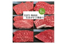 美渓牛 焼肉 おまかせ3種 1kg