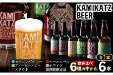 ＜寄附額改定しました＞ KAMIKATZBEER ブリュワーズセレクト 6本セット RISE＆WIN 《30日以内に出荷予定(土日祝除く)》 ｜ クラフトビール ビール 酒 お酒 地ビール 上勝ビール カミカツビール お試し 6種飲み比べ プレゼント ギフト 記念日 宅飲み 晩酌 株式会社スペック 徳島県 上勝町 送料無料 st-p