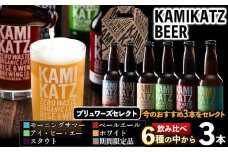 ＜寄附額改定しました＞ 初めての KAMIKATZBEER ブリュワーズセレクト 3本セット RISE＆WIN 《30日以内に出荷予定(土日祝除く)》 ｜ クラフトビール ビール 上勝ビール カミカツビール お試し 3種飲み比べ プレゼント ギフト 記念日 株式会社スペック 徳島県 上勝町 送料無料 st-p