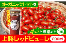 上勝レッド ピューレ アラビアータ 1瓶 200ml NARUMIFARM 《30日以内に出荷予定(土日祝除く)》｜ ピューレ トマトピューレ とまと トマト 野菜 やさい オーガニック お肉 お魚 パスタ パスタソース ペンネ ピザ 徳島県 上勝町 送料無料