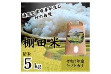 ”清流と寒暖差が生む“村自慢の「棚田米」5kg《10月上旬-10月末頃発送》※袋パッケージが変更になる可能性がございます。　佐那河内 さなごうち 徳島 新米 ひのひかり ヒノヒカリ 5キロ 弁当 令和7年 棚田 精米 お米 2025年 白米 ごはん