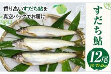 すだち鮎 12尾 冷凍 有限会社岩崎商店 《30日以内に出荷予定(土日祝除く)》│1尾あたり20～25cm 徳島県産 あゆ アユ 魚 魚介 川魚 塩焼き 甘露煮 徳島県 佐那河内村