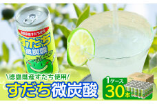 すだち微炭酸 30本 JA徳島市農産工場《30日以内に出荷予定(土日祝除く)》│ スダチ すだち 飲み物 飲料 ジュース 徳島 とくしま ご当地ジュース 箱でお届け 徳島県 佐那河内村