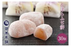 017-008　和菓子(か津らふぢ餅30個入り)セット◇
