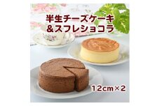 010-056　半生チーズケーキ＆スフレショコラ