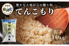 「令和6年産 新米 先行受付」 那賀町相生産 てんこもり 玄米 10kg 1袋 「2024年10月上旬より発送」 【徳島 那賀 国産 徳島県産 特A ブランド米 お米 こめ おこめ 米 ご飯 ごはん 玄米 10キロ 和食 おにぎり お弁当 玄米 おいしい 食べて応援 お取り寄せ 産地直送】YS-41