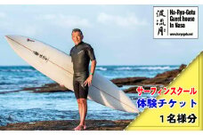 サーフィンスクール無料チケット（１名様分） 波流月   波流月 サーフィン スクール 体験 チケット (1名様分) 四国 徳島 徳島県 海陽 海陽町 宍喰 那佐 体験チケット 観光