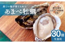 あまべ牡蠣 30個 牡蠣 シングルシード 生食用 殻付き かき カキ オイスター 生ガキ 生牡蠣 生がき 生かき ギフト 貝 旨味