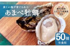 あまべ牡蠣 50個 牡蠣 シングルシード 生食用 殻付き かき カキ オイスター 生ガキ 生牡蠣 生がき 生かき ギフト 貝 旨味