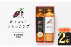 濃紅みつキャロットドレッシング 2種 ギフトセット 人参 にんじん ドレッシング