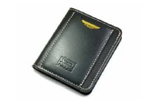 キャッシュレス時代の胸ポケットに入る多機能薄型コンパクトウォレット（マネークリップ付き） ビンテージブラック