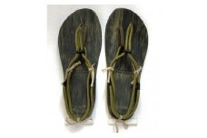 RunSun　Vibram仕様　ヴィブラム　JAPANワラーチ　26.5cm(ブラック/グリーン)【1139419】