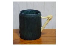 秋工芸　本藍染竹マグカップ【1091130】