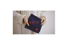 ＜aeru＞徳島県から 本藍染の ハンドタオル(藍勝色)オーガニックコットン 【1421825】
