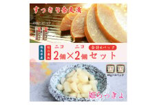 どっちも美味しい!　ニコニコセット すっきり奈良漬&姫らっきょ【1602137】