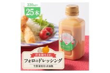 徳島県　洋食屋生まれフォロのドレッシング　25本セット　レストランメイドの味をご家庭で!【1621514】
