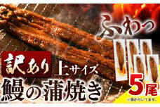 【 スピード出荷 ！ 】 うなぎ 訳あり 鰻の蒲焼 5尾 《3-7営業日以内に出荷(土日祝除く)》│ うなぎ 蒲焼 国産 うなぎ 小分け うなぎ 国産 うなぎ 父の日 うなぎ 母の日ギフト うなぎ 訳あり うなぎ わけあり サイズ不揃い 1尾100g以上 簡易包装 送料無料 徳島県 上板町