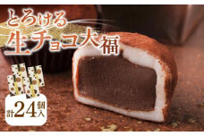 とろける生チョコ大福 24個(6個入×4箱)