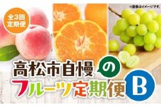 【3回お届け】高松市自慢のフルーツ定期便【B】