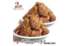 ガツンとにんにくやわらかハラミ味噌だれ漬け2kg（200g×10）