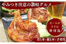 骨付き鳥 若鶏 1本 親鳥 1本 手羽先 5本 骨付き鶏 ローストチキン 焼き鳥 鶏肉 チキンレッグ 骨付き肉 ひな 親 とりにく 鳥肉 肉 スパイシー 湯せん 簡単調理 鶏もも肉 もも肉 ご当地グルメ B級グルメ おつまみ おかず 惣菜 酒の肴 ビール チューハイ 焼酎 ワイン 日本酒 ハイボール キャンプ アウトドア ふるさと納税骨付鶏 ふるさと納税肉 香川県 丸亀市 ふじむらTSK株式会社