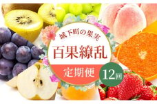 【百果繚乱】 フルーツ 定期便 12ヶ月 城下町の果実 セット 詰め合わせ いちご みかん デコポン はっさく びわ 桃 ピオーネ 梨 シャインマスカット ゴールドキウイ 柿 富有柿 さぬきひめ せとか 果物 12回 1年 お楽しみ果実 果物 フルーツ 旬のフルーツ フルーツギフト フルーツ定期 フルーツ定期便