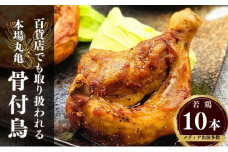 百貨店でも取扱い！本場丸亀の職人がつくる骨付き鳥10本 骨付き鳥 骨付き鶏 ローストチキン チキンレッグ 焼鳥 鶏肉 骨付き肉 骨付き鳥 骨付き鶏 骨付き肉 肉 鶏肉 鶏 ローストチキン 惣菜 加工肉 加工品 冷凍 おかず アウトドア キャンプ ジューシー 柔らかい 簡単調理 鶏もも肉 もも肉 ご当地グルメ B級グルメ おつまみ ビール 伝統 ふるさと納税骨付鶏 ふるさと納税肉 香川県 丸亀市