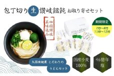 包丁切り生讃岐うどん お取り寄せセット【11～12月配送】