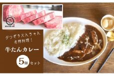 牛タン カレー 200g × 5個 セット ぶつぎりたんちゃん名物料理 牛たんカレー 厚切り 牛タン ビーフカレー 牛肉 牛 ビーフ お肉 肉 惣菜 おかず スープ 冷凍食品 湯煎 レトルト レトルト食品 真空パック 冷凍 冷凍配送 香川県 香川 丸亀 丸亀市