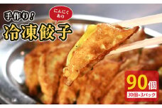 冷凍餃子 選べる容量 にんにくあり 30個× 3p 餃子 セット ぎょうざ ギョウザ にんにく 青森 肉 お肉 豚肉 豚 鶏肉 鳥 おつまみ 加工品 肉汁 惣菜 お弁当 冷凍ストック 寺岡商店 香川県 丸亀市