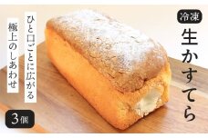 生かすてら 冷凍 3個 カステラ かすてら 焼菓子 和菓子 生クリーム 和三盆 米粉 ふわふわ 和スイーツ とろける スイーツ おやつ お菓子 デザート ふわトロ 生カステラ お取り寄せ 菓子 プレーン プレゼント ギフト お中元 お歳暮 贅沢 ご褒美 香川県 丸亀市 エリート 洋菓子店
