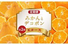 旬のフルーツ 定期便 2回 Kコース 果物 フルーツ 小原銭早生 みかん デコポン 不知火 柑橘 蜜柑 デザート スイーツ ケーキ ゼリー アイス ジェラート ジャム ふるさと納税定期便 ふるさと納税フルーツ ギフト 贈答 送料無料 ふるさと納税 香川県 丸亀市