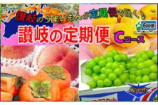 坂出産のフルーツとさぬきの特産品の定期便6回【Cコース】