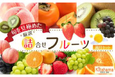 旬を見極めた厳選フルーツ詰め合わせ【満月セット】（5～8品種）1回便