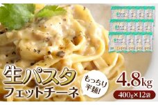 生パスタ フェットチーネ 4.8kg 48食分 ( 400g × 12袋 )｜ 生麺