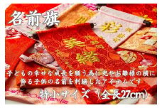 名前旗特小（全長27cm）
