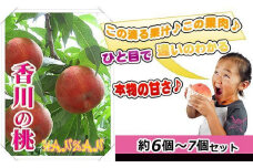 ＜滴る果汁とあふれる果肉が自慢のもも＞大玉の桃2kgセット【先行予約・2025年6月下旬より順次発送】秀品（約6～7個入り）