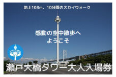瀬戸大橋タワー　大人入場券　1枚