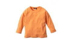 キッズ ９分袖Tシャツ③  スプリングオレンジ　110サイズ