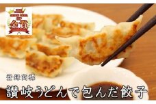 讃岐うどんで包んだ餃子