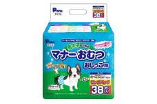 マナーおむつおしっこ用小～中型38枚【2個パック】