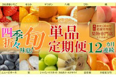 四季折々旬味覚！12ヶ月連続単品定期便♪