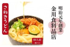 二段熟成半生さぬきうどん 60人前(300g×20袋) 【うどん 麺 めん 饂飩 熟成 半生 半生うどん さぬき】