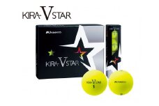 ゴルフボール KIRA STAR V 12球入【イエロー】1ダース ゴルフ キャスコ kasco