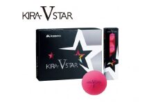 ゴルフボール KIRA STAR V 12球入 1ダース 【ピンク】ゴルフ キャスコ kasco