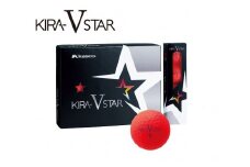 ゴルフボール KIRA STAR V 12球入 1ダース 【レッド】ゴルフ キャスコ kasco