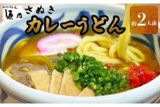 さぬきうどん (2人前）カレーうどん【讃岐うどん だし セット うどん 半生うどん 人気店 きつねうどん 釜揚げうどん かけうどん ざるうどん】
