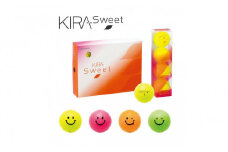 ゴルフボール KIRA SWEET KIRAキャラ 12球入 1ダース【オレンジ】 レディース ソフト kasco キャスコ